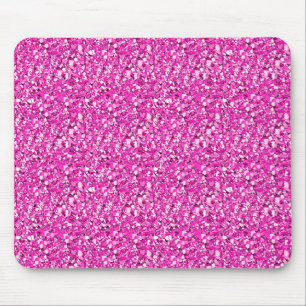 Alfombrilla De Ratón Cristal de Druzy - rosa del fucsia