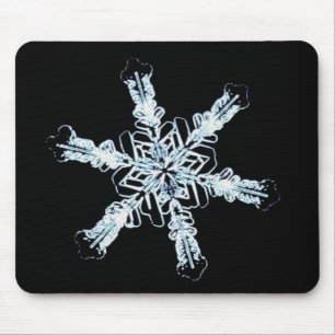 Alfombrilla De Ratón Cristal estelar de la nieve