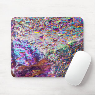 Alfombrilla De Ratón Cristales de Aura Arcoiris