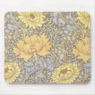 Alfombrilla De Ratón Cristantemo Hermoso Flor de William Morris