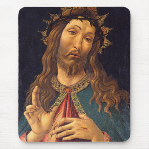 Alfombrilla De Ratón Cristo coronado con ánimos por Sandro Botticelli