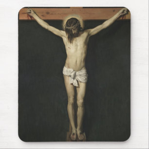 Alfombrilla De Ratón Cristo crucificado en la cruz (fe) (Velázquez)
