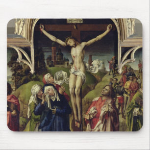 Alfombrilla De Ratón Cristo en la cruz, las mujeres santas