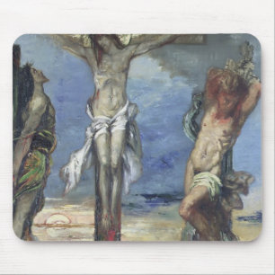 Alfombrilla De Ratón Cristo entre los dos ladrones, c.1870