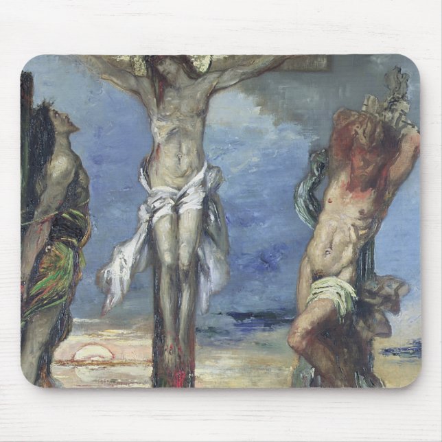 Alfombrilla De Ratón Cristo entre los dos ladrones, c.1870 (Frente)