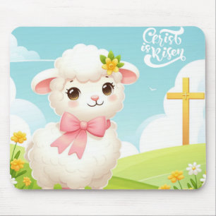 Alfombrilla De Ratón Cristo/Pascua/cordero/cruz