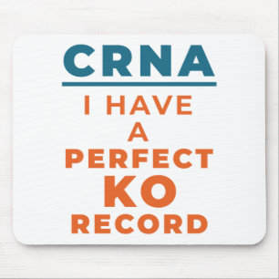 Alfombrilla De Ratón CRNA I Have a Perfect KO Record