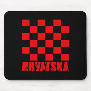 Alfombrilla De Ratón Croacia Bandera Croata Hrvatska Jersey De Fútbol E
