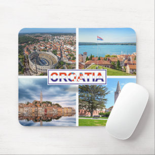 Alfombrilla De Ratón Croacia Hrvatska Mar Adriático Istria