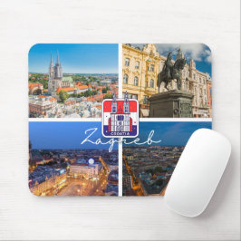 Alfombrilla De Ratón Croacia | Hrvatska | Zagreb | Capital de Croacia