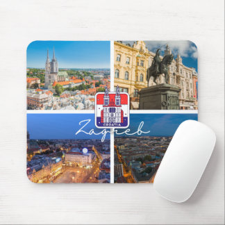 Alfombrilla De Ratón Croacia | Hrvatska | Zagreb | Capital de Croacia