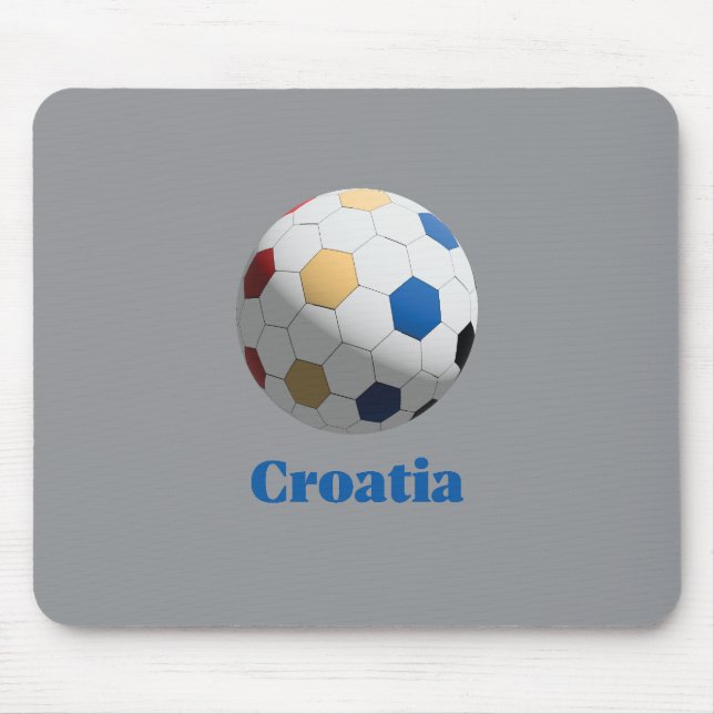Alfombrilla De Ratón Croatia Soccer (Frente)