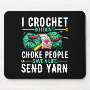 Alfombrilla De Ratón Crochet para no asfixiar a la gente con croquis