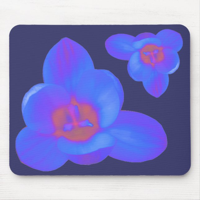 Alfombrilla De Ratón Crocus Flowers Hot and Cold Mousepad (Frente)