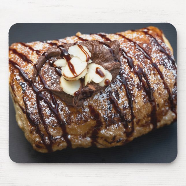 Alfombrilla De Ratón Croissant de chocolate (Frente)