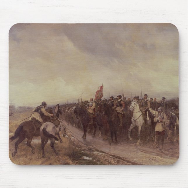 Alfombrilla De Ratón Cromwell en Dunbar, 1650 (Frente)