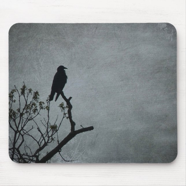 Alfombrilla De Ratón Crow Magnético (Frente)
