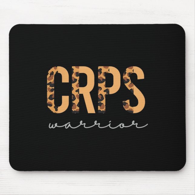 Alfombrilla De Ratón Crps Warrior Leopard Concientiza A La Mujer (Frente)