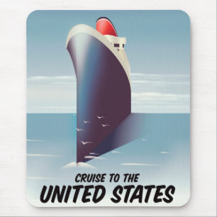 Alfombrilla De Ratón Crucero a los Estados Unidos