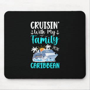 Alfombrilla De Ratón Crucero caribeño con la familia Crucero 2026 Famil