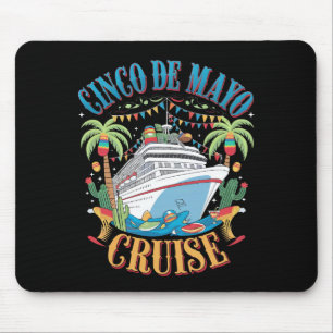 Alfombrilla De Ratón Crucero Cinco De Mayo México Barco Mexicano Fiesta