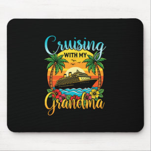 Alfombrilla De Ratón Crucero con mi abuela Vacaciones de crucero de abu