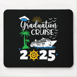 Alfombrilla De Ratón Crucero de Graduación 2025 Graduado Hawái Playa Ve