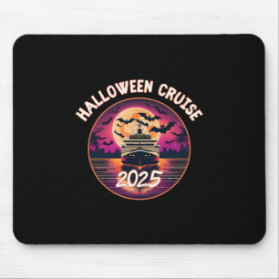 Alfombrilla De Ratón Crucero de Halloween 2025 Luz de Luna Barco Océano