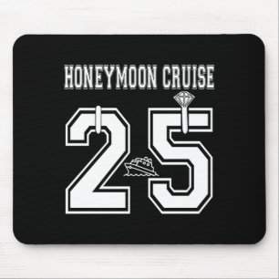 Alfombrilla De Ratón Crucero de luna de miel para hombres casados en 20