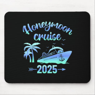 Alfombrilla De Ratón Crucero de luna de miel recién casados 2025 pareja