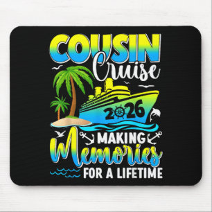 Alfombrilla De Ratón Crucero de primos 2026 Creando recuerdos para toda