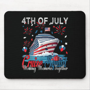 Alfombrilla De Ratón Crucero del 4 de Julio Squad Cruising 2025 Usa Pat