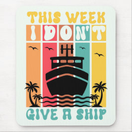 Alfombrilla De Ratón Crucero divertido