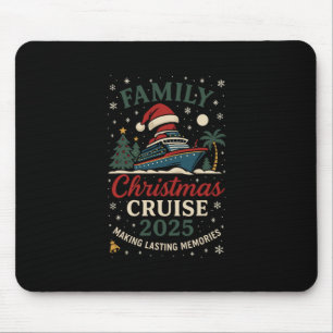 Alfombrilla De Ratón Crucero divertido de Navidad familiar 2025 Viajes 