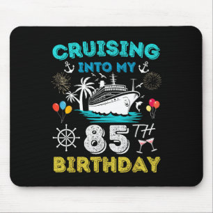 Alfombrilla De Ratón Crucero en mi crucero de 85 años