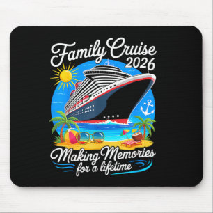Alfombrilla De Ratón Crucero Familiar 2026 Crucero Familiar Vacaciones 
