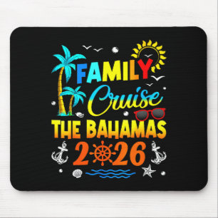 Alfombrilla De Ratón Crucero Familiar de Verano para Mujeres Bahamas Di