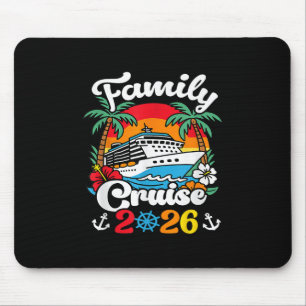 Alfombrilla De Ratón Crucero Familiar Vacaciones 2026 Atardecer Viaje T