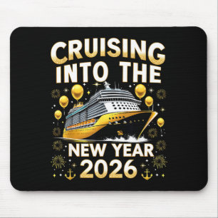 Alfombrilla De Ratón Crucero hacia el nuevo año 2026 Regalo de fiesta d