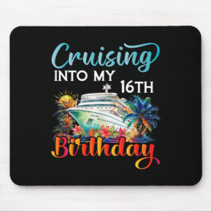 Alfombrilla De Ratón Crucero hacia mi cumpleaños 16 Crucero Cumpleaños 