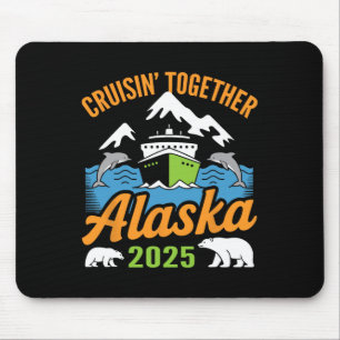 Alfombrilla De Ratón Crucero por Alaska 2025 Cruisin’ Together Vacacion