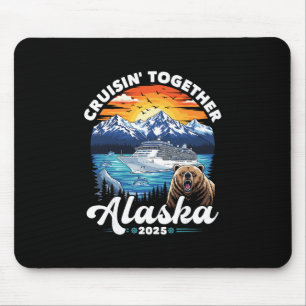 Alfombrilla De Ratón Crucero por Alaska 2025 Familia Amigos Grupo Ma Al