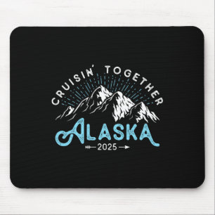Alfombrilla De Ratón Crucero por Alaska 2025 Familia Amigos Vacaciones 