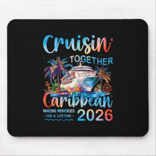 Alfombrilla De Ratón Crucero por el Caribe 2026 Vacaciones Familiares C