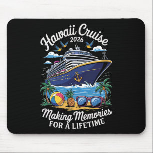 Alfombrilla De Ratón Crucero por Hawái Vacaciones 2026 Viaje Familiar C