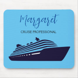 Alfombrilla De Ratón Crucero Profesional Azul
