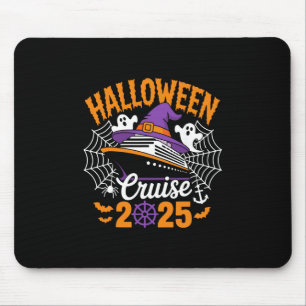 Alfombrilla De Ratón Crucero Retro de Halloween 2025 Familiares con Dis