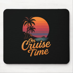 Alfombrilla De Ratón Crucero Tropical En Tiempo De Vacaciones Con Palme