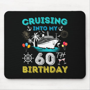 Alfombrilla De Ratón Cruceros en mi crucero de 60 años
