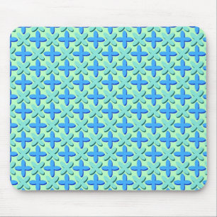 Alfombrilla De Ratón Cruces azules